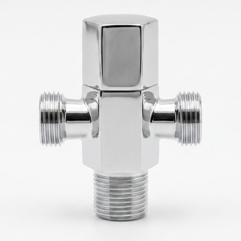 Aqual Llave de arrestro doble cromada