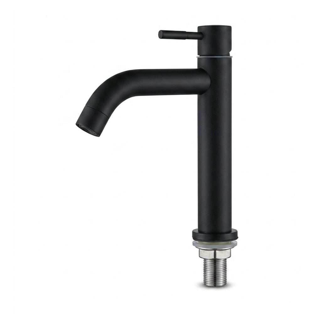 Aqual Grifería de lavamanos Agua fría Negra