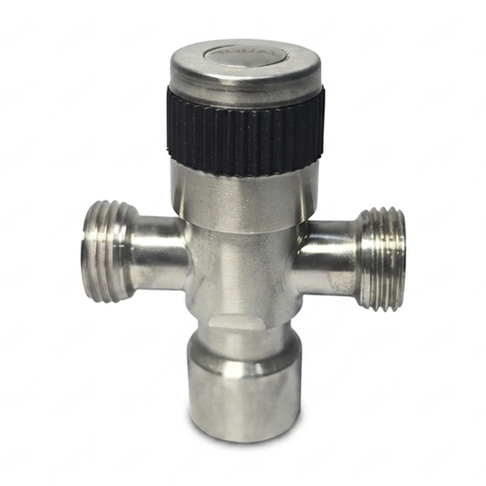 Aqual Llave de arresto tipo T satinada